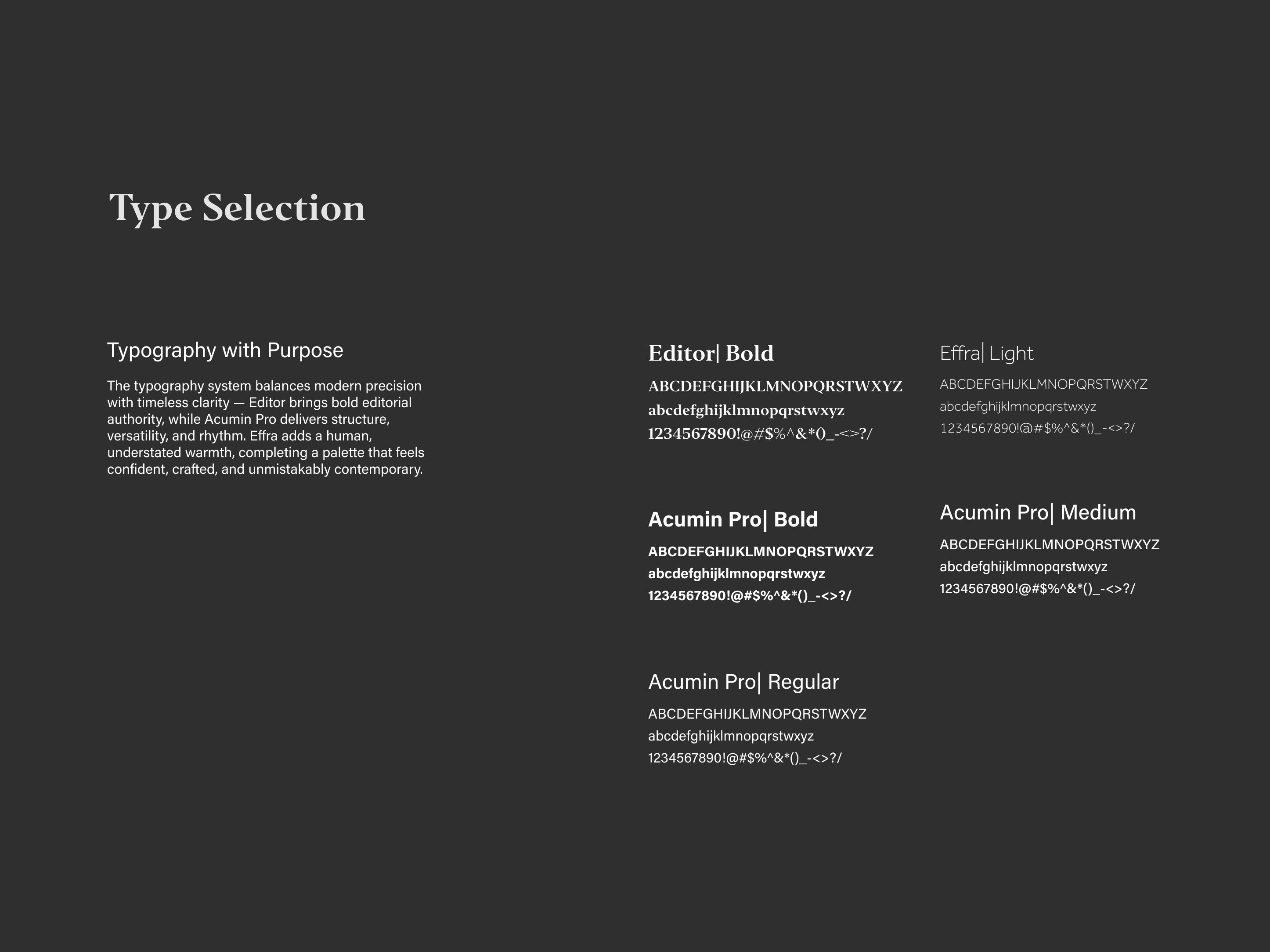 Ried Pecina Typography OWDT